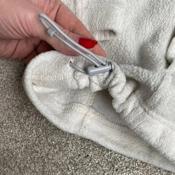 Columbia Sportswear Fleece Full Zip Up Jacket White Plush Pearl Size L - Picture 10 of 14